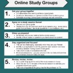 Online Study Groups tips sheet
