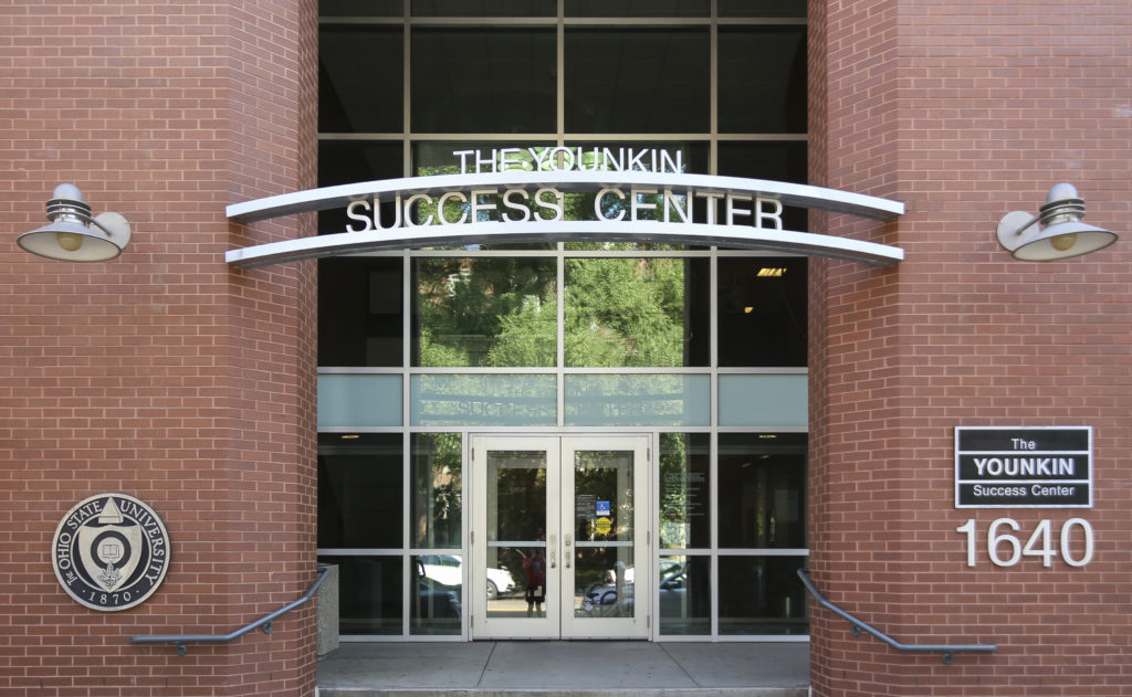 The Younkin Success Center entrance